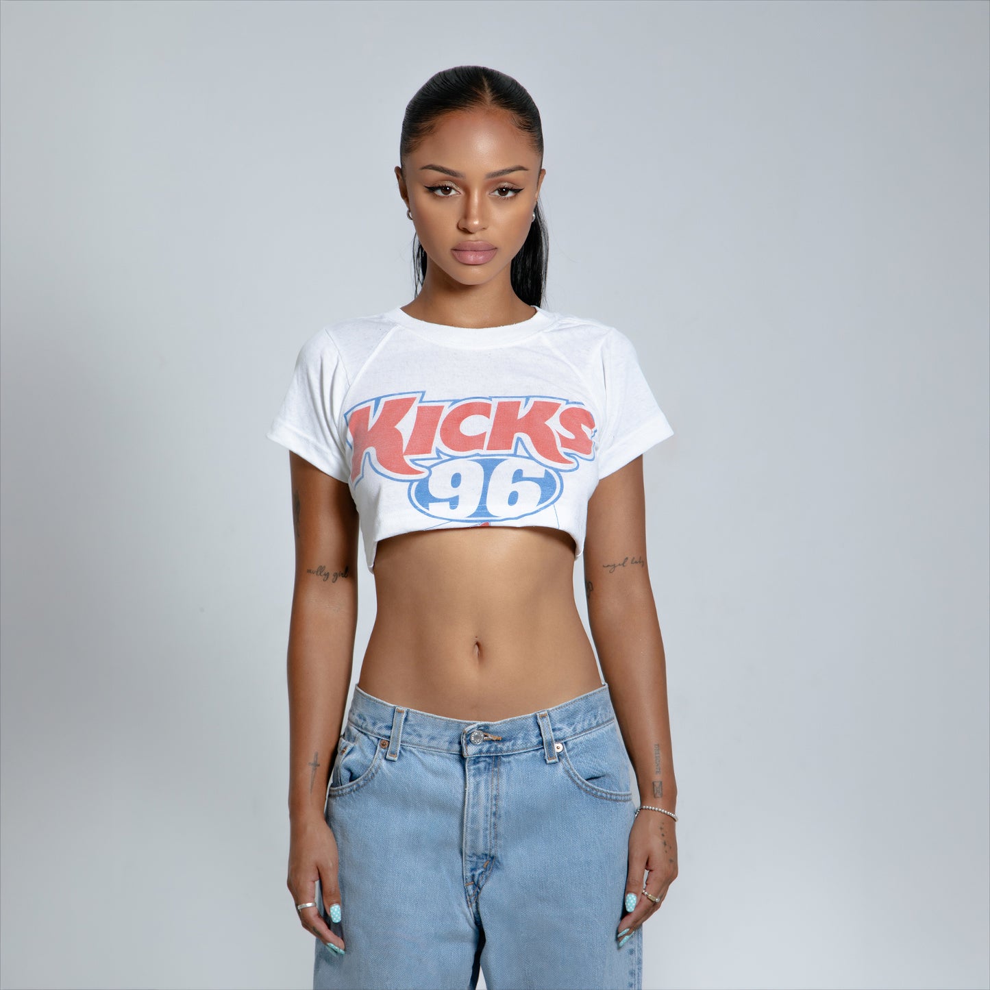 Kicks 96 Essential RW Crop Tee - Small