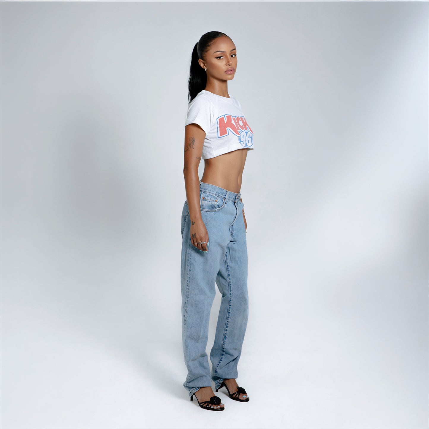 Kicks 96 Essential RW Crop Tee - Small