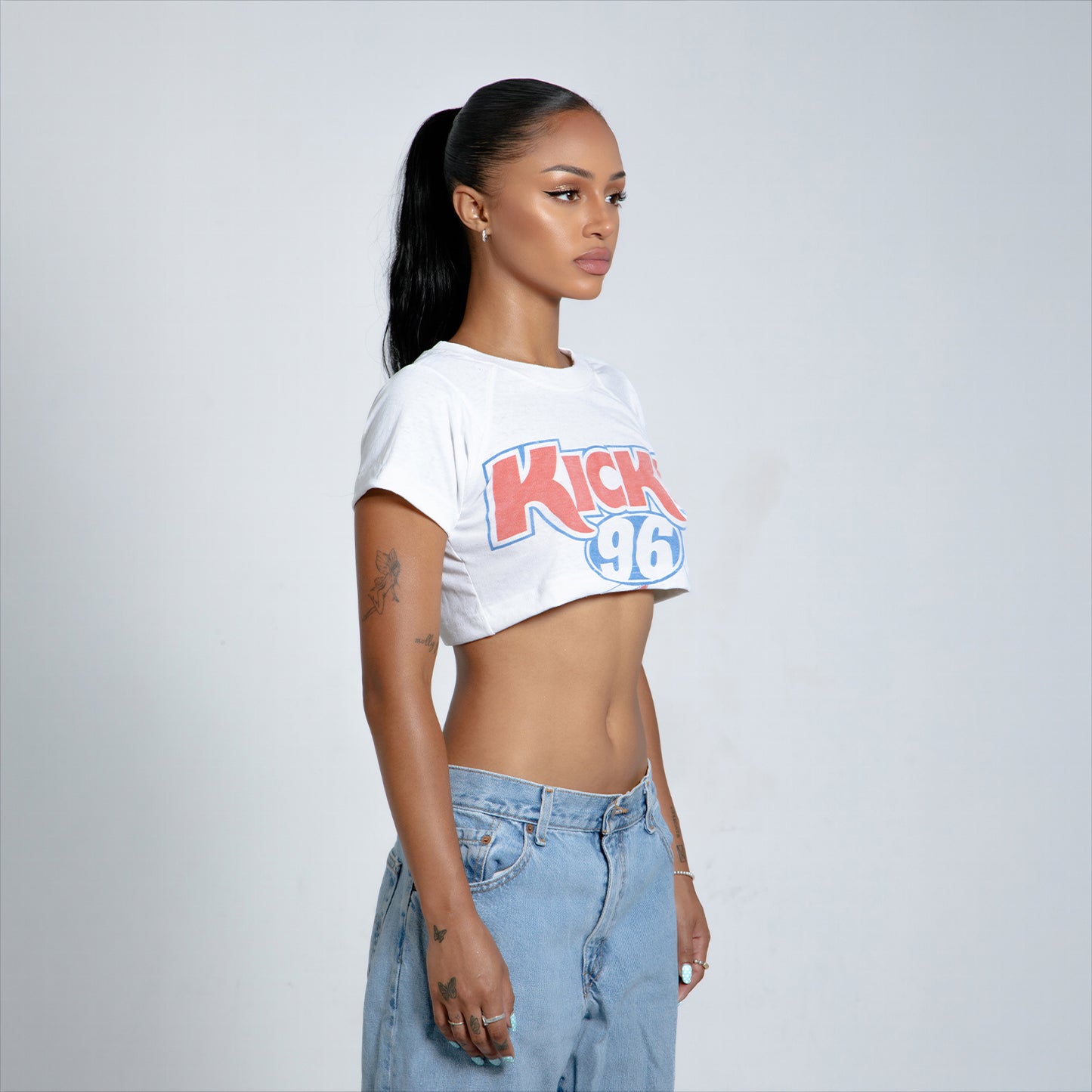 Kicks 96 Essential RW Crop Tee - Small