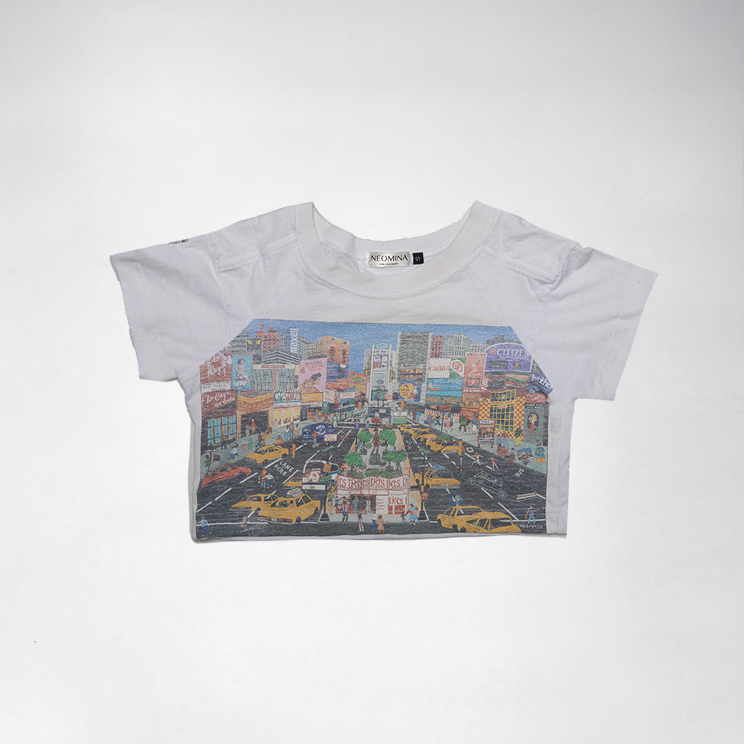 New York City Essential RW Crop Tee - Small