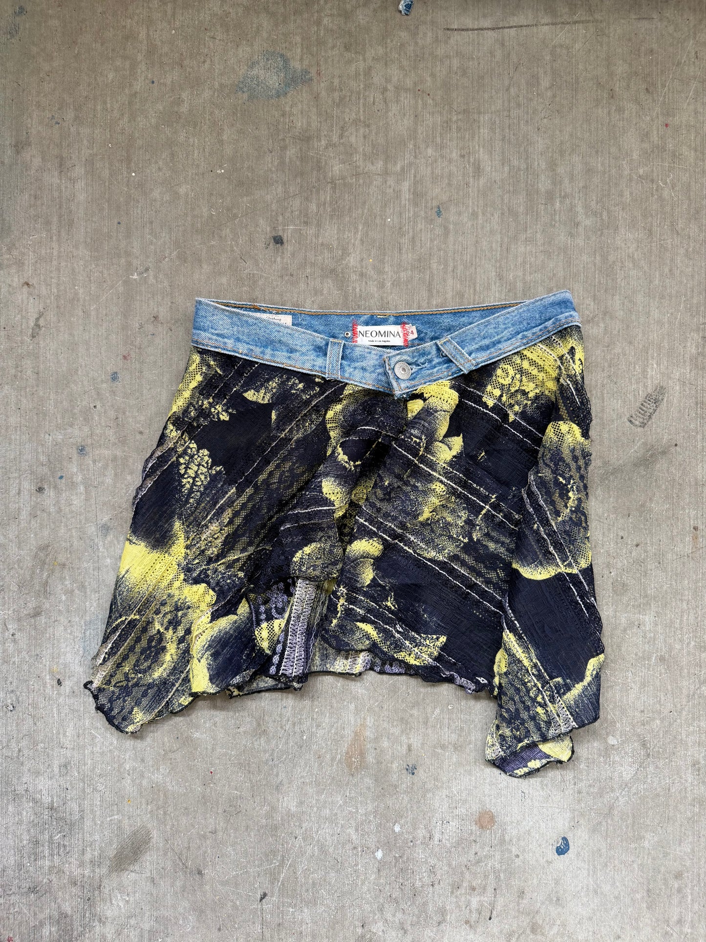 1/1 RWRK Denim Lace Mini