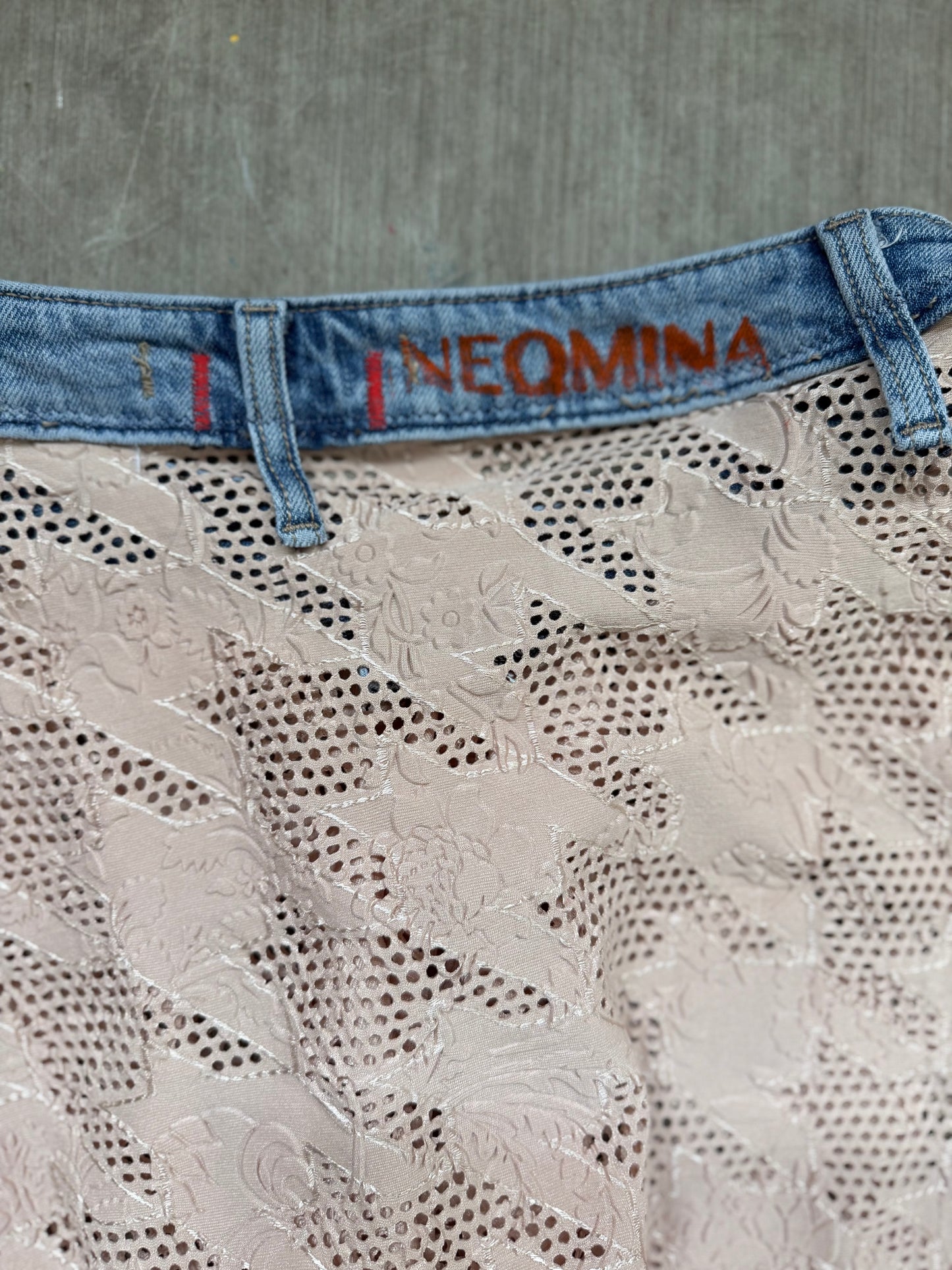 1/1 RWRK Denim Lace Mini
