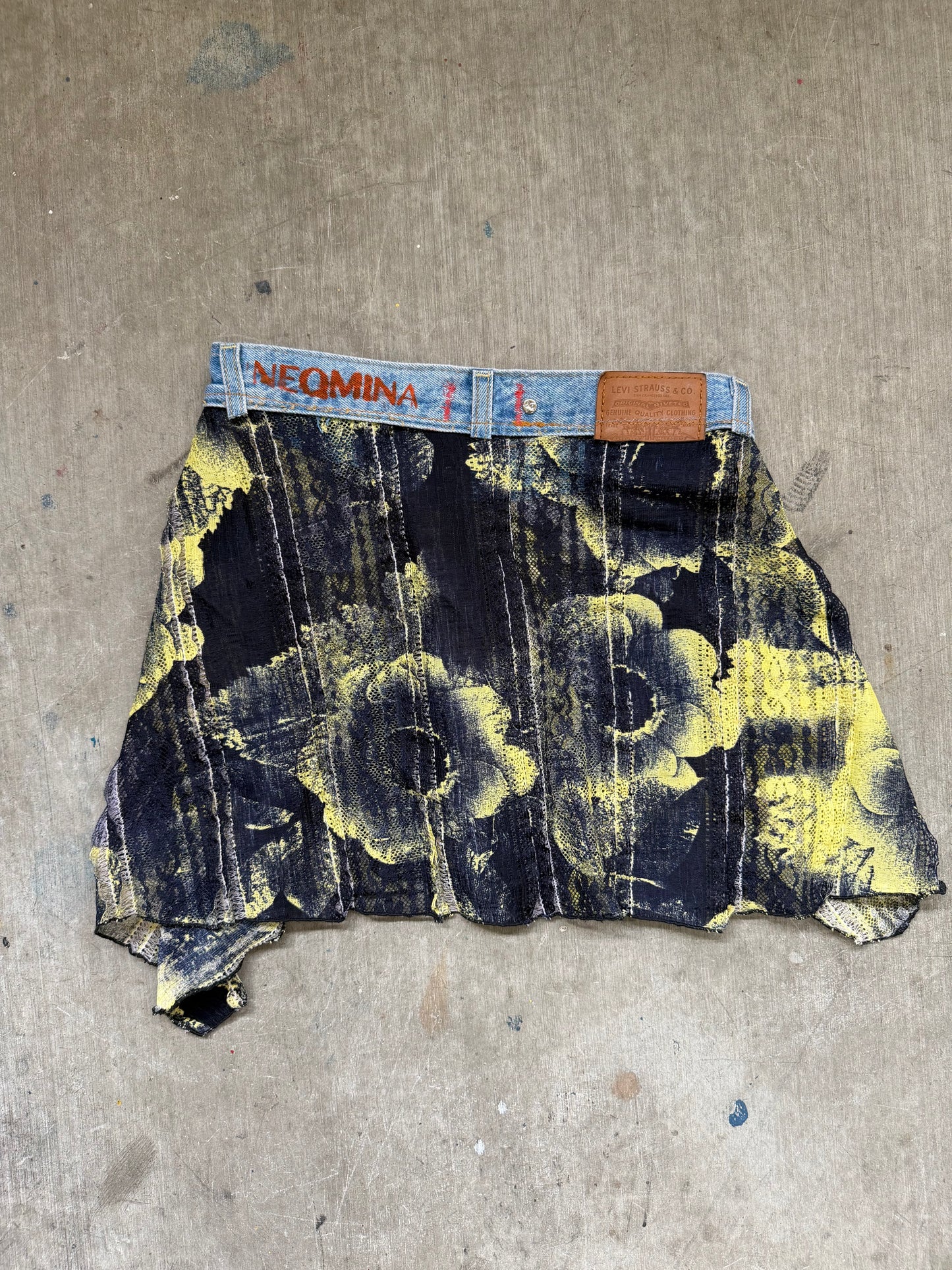 1/1 RWRK Denim Lace Mini
